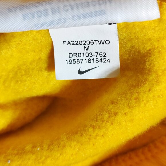 Nike Jogger pants men's youth size M yellow colour with multi-colour graphic - Picture 8 of 11